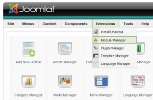 Modul Joomla 1.5 untuk Website Baru