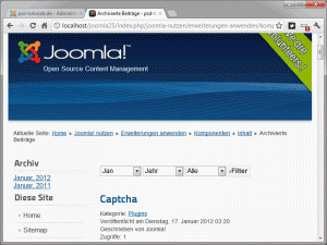 Mengenal Standar Modul Joomla